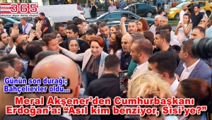 Meral Akşener Bahçelievler'de Ekrem İmamoğlu için oy istedi