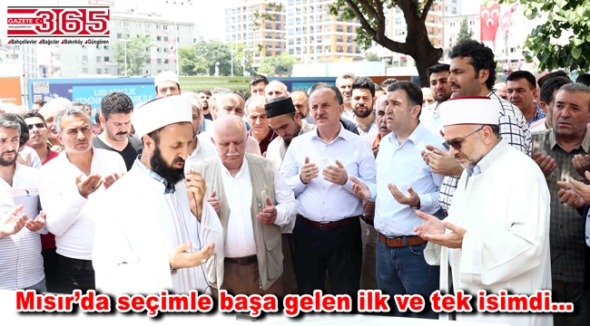 Mursi için Bağcılar'da gıyabi cenaze namazı kılındı