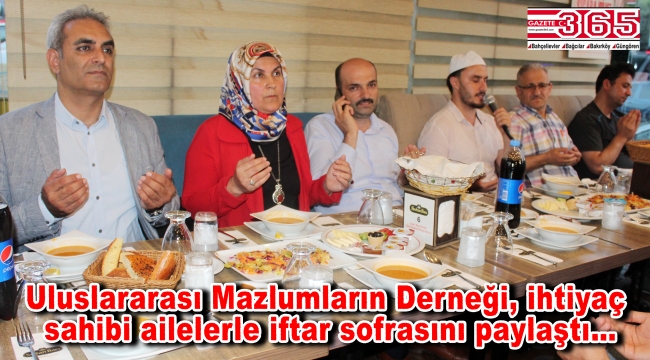 UMADER ihtiyaç sahipleriyle iftarda buluştu