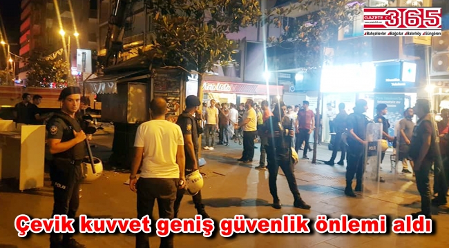 Şirinevler'de dikkat çeken 'Büfe operasyonu'...