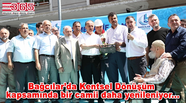 Bağcılar Mehmet Akif Camii'nin temeli atıldı