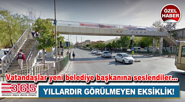 Bahçelievler'de üst geçit tepkisi: 