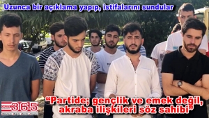 CHP Bahçelievler Gençliği’nde toplu istifa…