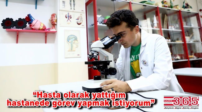 Lösemiyi yendi şimdi lösemi hastaları için doktor olacak