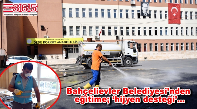 Bahçelievler'de okular yeni eğitim dönemine hazırlanıyor