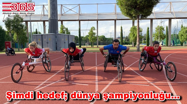 Bağcılarlı engelli milli sporcular Dünya Şampiyonası için kampa girdi