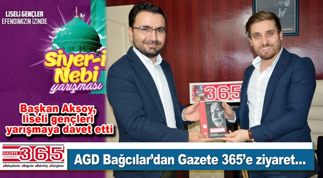 AGD Bağcılar Başkanı Aksoy, liseli gençleri 'Siyer'i Nebi' yarışmasına davet etti