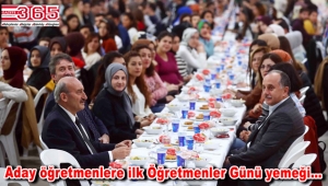 Bağcılar Belediyesi, aday öğretmenler onuruna yemek verdi