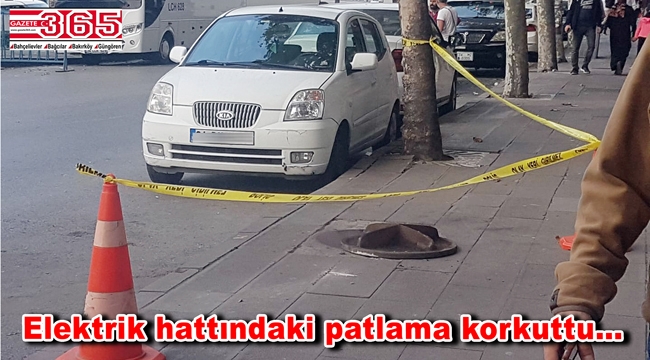 Bahçelievler'deki patlama sesi paniğe neden oldu!