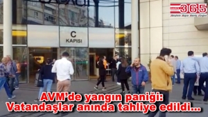 Bakırköy'deki AVM'de yangın paniği yaşandı