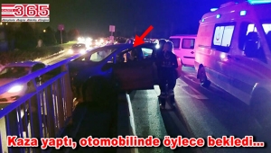 Bakırköy'deki kaza şaşırttı: Kadın sürücü aracından uzun süre inmedi