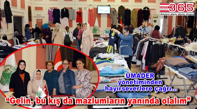 UMADER ihtiyaç sahipleri yararına kermes açtı