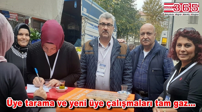 AK Parti Bahçelievler Teşkilatı, ‘üye’ çalışmalarını sürdürüyor