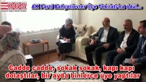 AK Parti Bahçelievler Teşkilatı, üye rekoru kırdı!