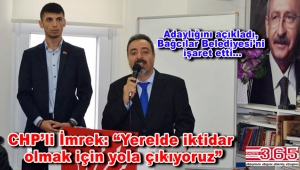 Av. Murat İmrek, CHP Bağcılar İlçe Başkanlığı'na adaylığını açıkladı