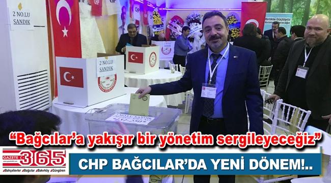 CHP Bağcılar İlçe Başkanlığı görevine Av. Murat İmrek seçildi