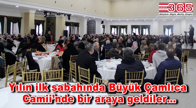 AK Parti Bahçelievler Teşkilâtı, Büyük Çamlıca Camii'nde buluştu
