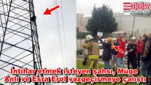 Bahçelievler'de intihar girişimi: Müge Anlı, Esra Erol, emniyet ve vatandaşlar seferber oldu