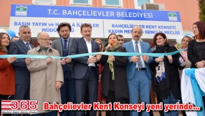 Bahçelievler Kent Konseyi'nin yeni hizmet binası yoğun katılımla açıldı