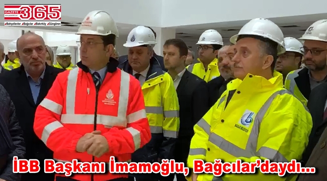 İBB Başkanı Ekrem İmamoğlu, Bağcılar'da incelemelerde bulundu