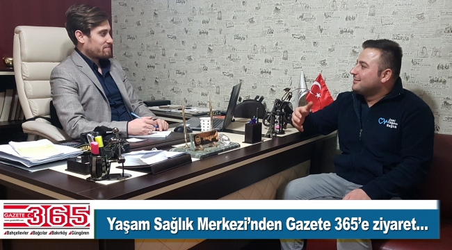 Sağlıkçı Mesut Çetinkaya, Gazete 365’e bir ziyaret gerçekleştirdi