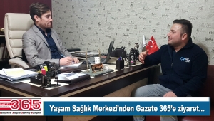 Sağlıkçı Mesut Çetinkaya, Gazete 365’e bir ziyaret gerçekleştirdi