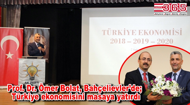 AK Parti Bahçelievler, 'Türk Ekonomisinin Dünü Bugünü' konulu seminer düzenledi