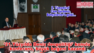 E. Tümamiral Cem Gürdeniz Bahçelievler’de konferans verdi