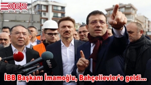 İBB Başkanı Ekrem İmamoğlu, Bahçelievler’de incelemelerde bulundu