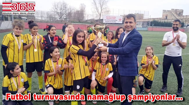 Bağcılarlı kızlar katıldıkları turnuvada İstanbul Şampiyonu oldu