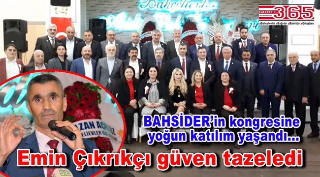 Bahçelievler Sivaslılar Derneği Başkanlığı'na tekrar Emin Çıkrıkçı seçildi