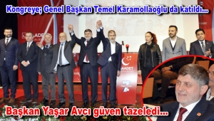 Saadet Partisi Bahçelievler İlçe Başkanlığı'na yeniden Yaşar Avcı seçildi