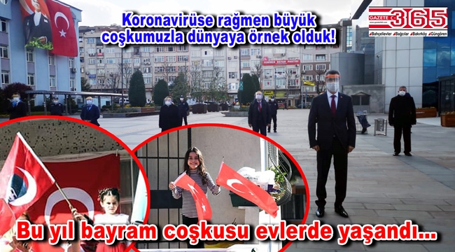 Bu yıl evlerde yaşanan 23 Nisan coşkusu tüm dünyaya örnek oldu