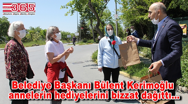 Bakırköy Belediyesi Anneler Günü’nü evlere giderek kutladı