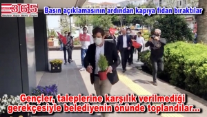 CHP’li gençlerden belediyeye Soma tepkisi: “Saraylar, saltanatlar bir gün çöker”