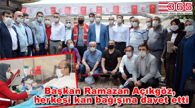 AK Parti Bahçelievler Teşkilatı, kan bağışı kampanyası başlattı