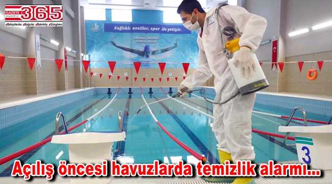 Bağcılar'da havuzlar kapılarını yeniden açıyor