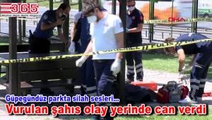 Bağcılar’da parkta korkunç cinayet!