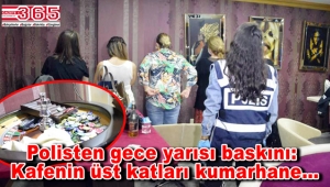 Bakırköy'de kafe olarak işletilen mekanın üst katları kumarhane çıktı