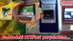 Bahçelievler'de hırsızlar ATM'lere saldırdı