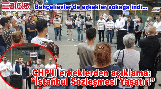 Bu kez CHP’li erkekler sokaktaydı: Kadına şiddete ‘Dur’ dediler!