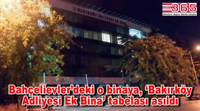 Kapatılan Zaman Gazetesi'nin binası, Bakırköy Adliyesi'ne ek hizmet binası oluyor