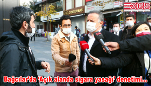 Bağcılar’da 7 noktada 28 ekiple sigara yasağı denetimi yapıldı