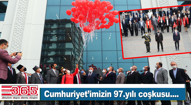 Cumhuriyet'imizin 97’nci yılı coşkuyla kutlandı