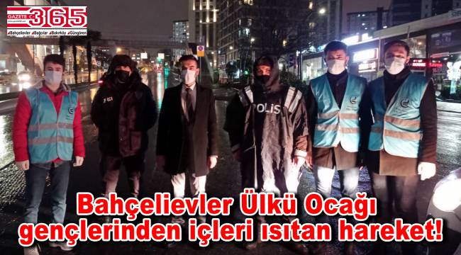 Bahçelievler Ülkü Ocakları'ndan gece görev yapan polislere 'Sıcak çorba' sürprizi… 