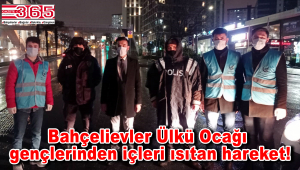 Bahçelievler Ülkü Ocakları'ndan gece görev yapan polislere 'Sıcak çorba' sürprizi… 