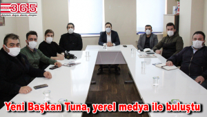 AK Parti Bahçelievler İlçe Başkanı Fatih Tuna, yerel basını ağırladı