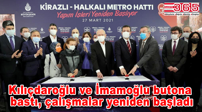 Bağcılar, Bahçelievler ve Küçükçekmece’ye müjde! Kirazlı-Halkalı Metro inşaatı yeniden başlatıldı