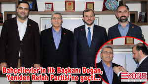 Bahçelievler'in ilk Belediye Başkanı Muzaffer Doğan, Yeniden Refah'a katıldı