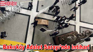 Bakırköy Adliyesi'nde 7'nci kattan atlayan mübaşir hayatını kaybetti